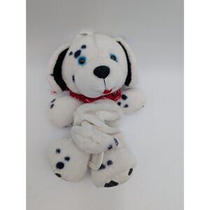 Kids II Dalmatian Dog Crib Plush Musical Pull 1995 Stuffed Animal Toy